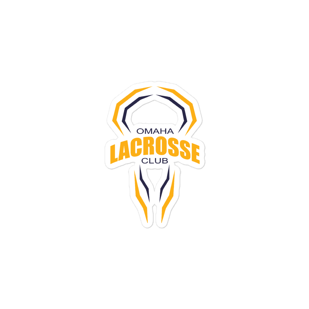 Omaha Lacrosse Club Outline Sticker