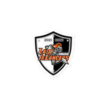 Load image into Gallery viewer, Lady Jr. Lancers Shield Logo Sticker