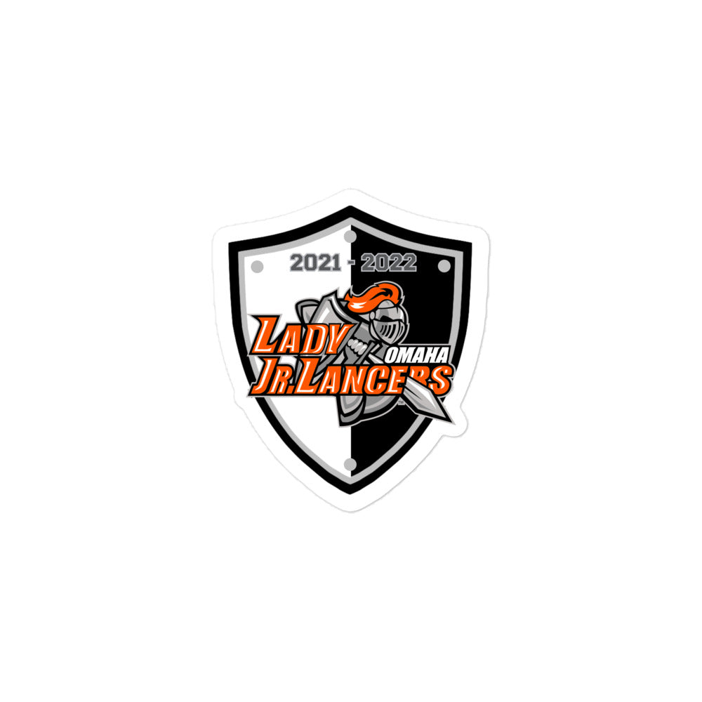 Lady Jr. Lancers Shield Logo Sticker
