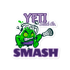 YETI Stick Co. Lacrosse "SMASH" Sticker **Limited Edition**