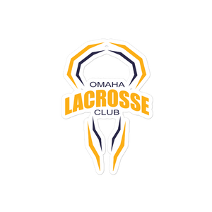 Omaha Lacrosse Club Outline Sticker
