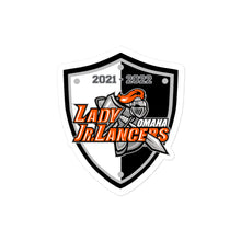 Load image into Gallery viewer, Lady Jr. Lancers Shield Logo Sticker