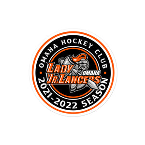 Lady Jr. Lancers "2020-21 Season" Sticker
