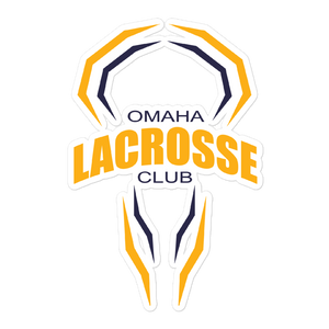 Omaha Lacrosse Club Outline Sticker