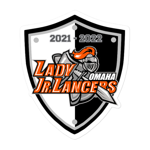 Lady Jr. Lancers Shield Logo Sticker