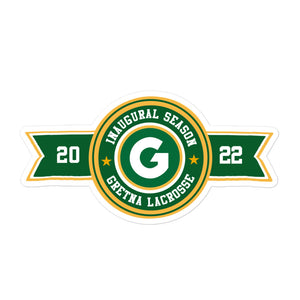 Inaugural Season Sticker