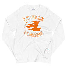 Load image into Gallery viewer, Lincoln Lacrosse Men&#39;s Champion Long Sleeve Shirt