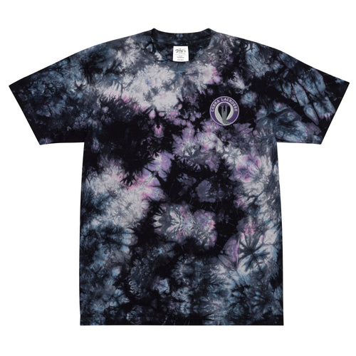 Team Logo Oversized tie-dye t-shirt