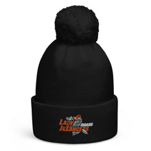 Load image into Gallery viewer, Embroidered Team Logo Pom Pom Beanie