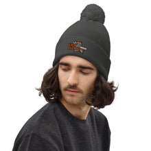 Load image into Gallery viewer, Embroidered Team Logo Pom Pom Beanie