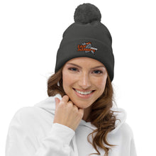 Load image into Gallery viewer, Embroidered Team Logo Pom Pom Beanie