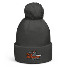 Load image into Gallery viewer, Embroidered Team Logo Pom Pom Beanie