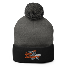 Load image into Gallery viewer, Lady Jr. Lancers Pom-Pom Beanie