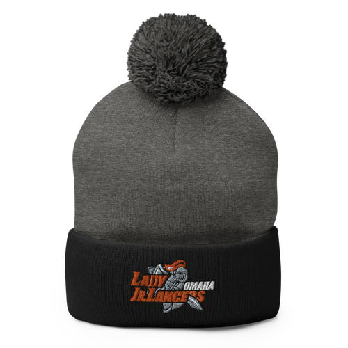 Lady Jr. Lancers Pom-Pom Beanie