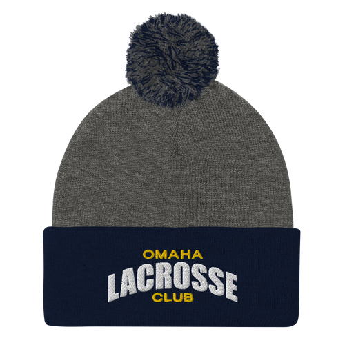 Omaha Lacrosse Club Pom-Pom Beanie