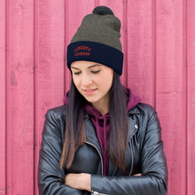 Load image into Gallery viewer, Embroidered Pom-Pom Beanie