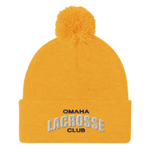 Load image into Gallery viewer, Omaha Lacrosse Club Pom-Pom Beanie