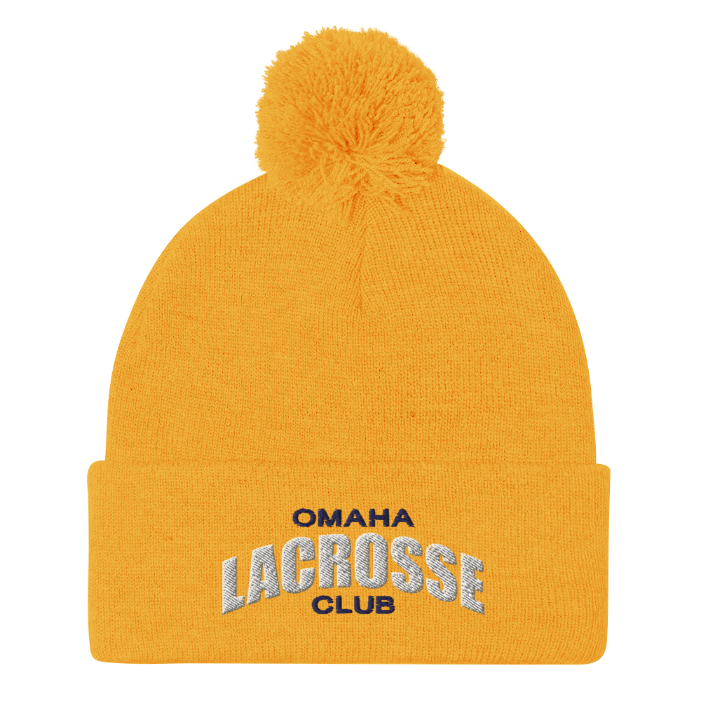 Omaha Lacrosse Club Pom-Pom Beanie