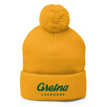 Load image into Gallery viewer, Embroidered Team Pom-Pom Beanie