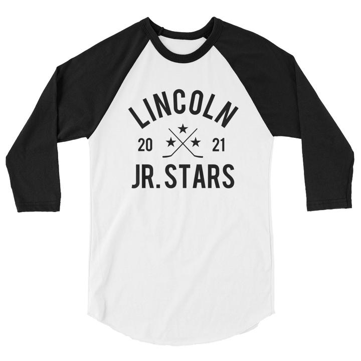 Lincoln Jr. Stars 3/4 Sleeve Raglan Shirt