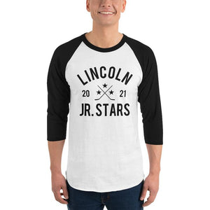Lincoln Jr. Stars 3/4 Sleeve Raglan Shirt