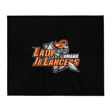 Load image into Gallery viewer, Large Logo Gameday Blanket - Black