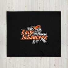 Load image into Gallery viewer, Large Logo Gameday Blanket - Black