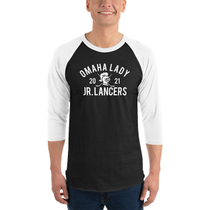 Collegiate Style 3/4 Sleeve Raglan Shirt