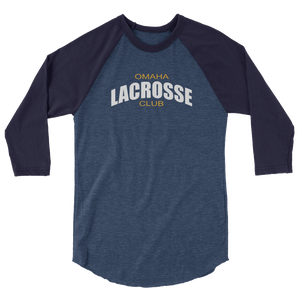 Omaha Lacrosse Club 3/4 sleeve raglan t-shirt