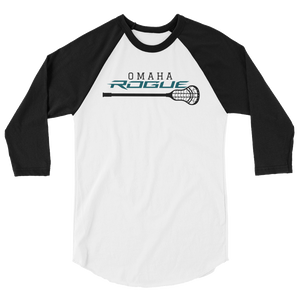 Omaha Rogue Lacrosse - 3/4 sleeve raglan shirt
