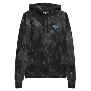 Embroidered Team Logo Tie-Dye Hoodie from Champion