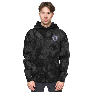 Team Logo Premium Champion tie-dye hoodie