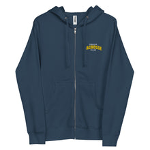 Load image into Gallery viewer, Unisex fleece zip up hoodie