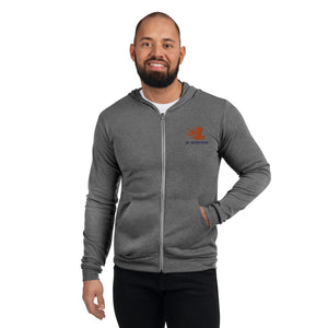 Premium Team Logo Zip Hoody - Embroidered logo