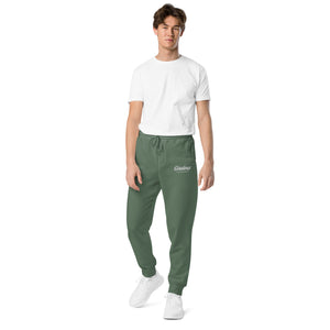 Premium Embroidered Pigment-Dyed Sweatpants