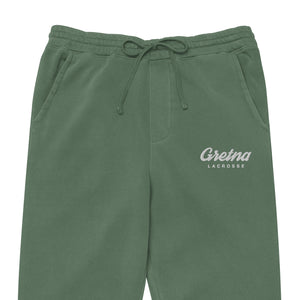 Premium Embroidered Pigment-Dyed Sweatpants