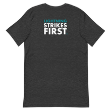 Load image into Gallery viewer, Thunder &quot;Lightning Strikes First&quot; Short-Sleeve T-Shirt