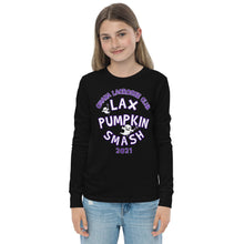 Load image into Gallery viewer, Pumpkin Smash long sleeve tee - YOUTH
