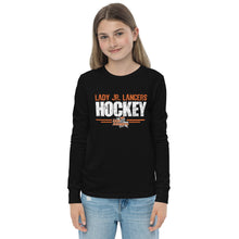Load image into Gallery viewer, “Hockey” Long Sleeve T-Shirt - Youth